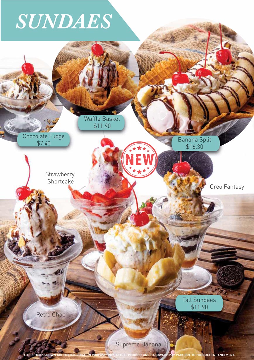 Sundaes - Geláre Waffles, Coffee, Ice-Cream | Treat Yourself